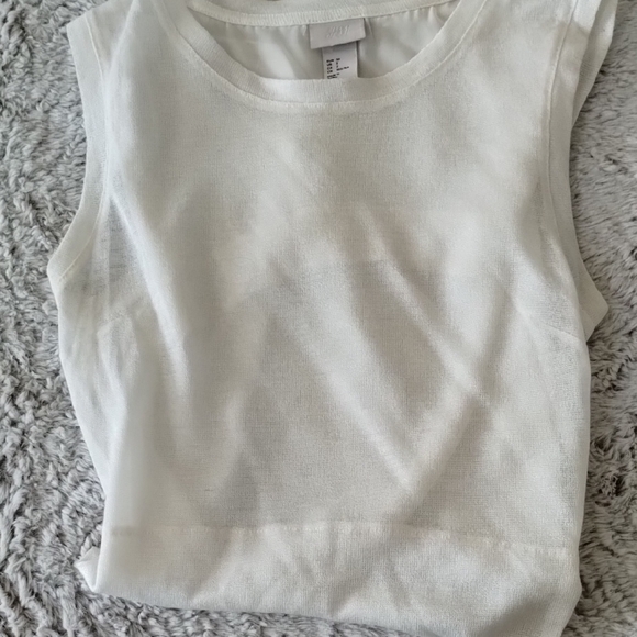 Zara Sleeveless Cream Top - Picture 15 of 15